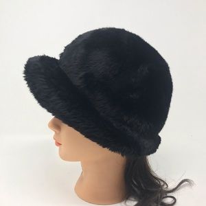 Vintage black hat made in England